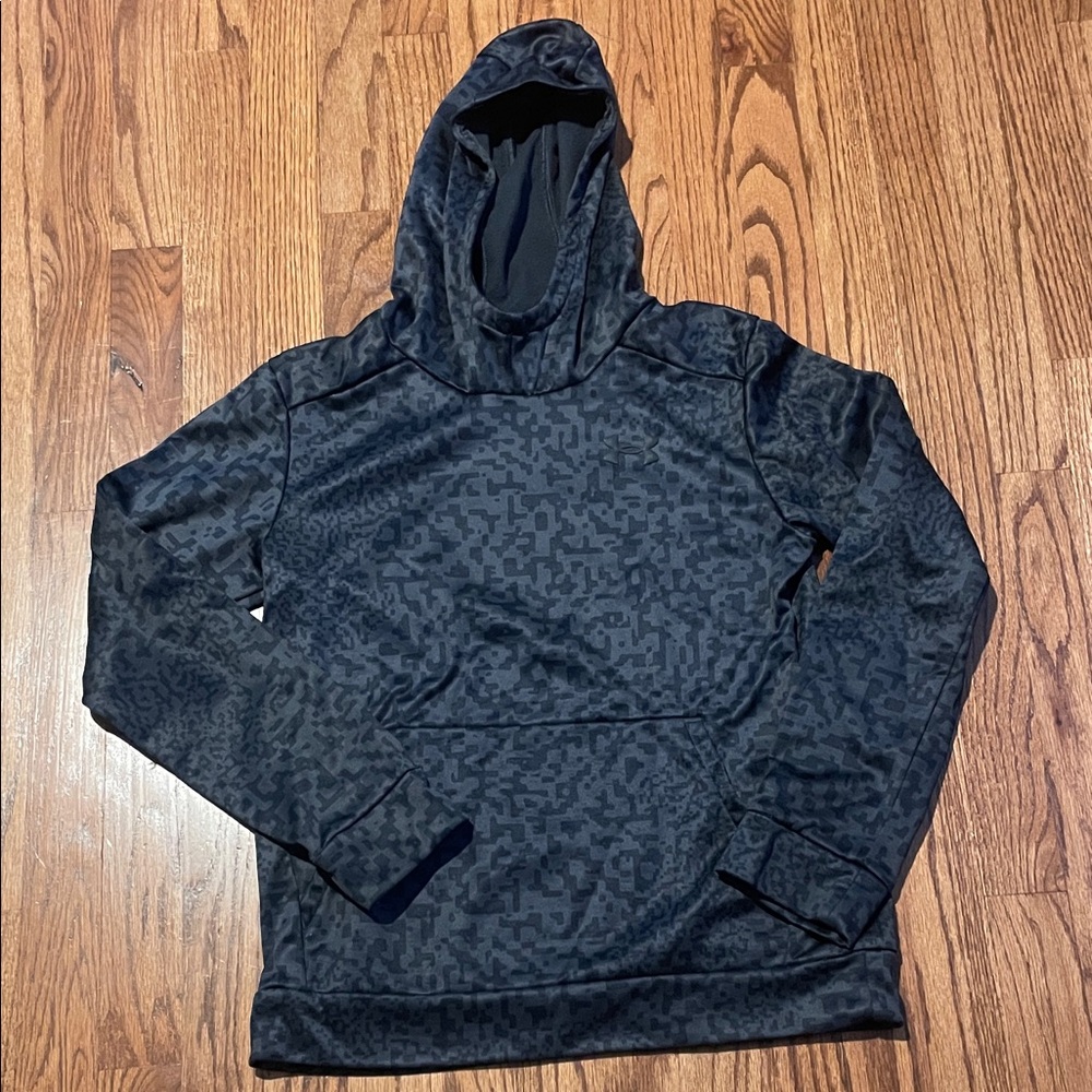 Under Armour Black Heather Camo Kids Hoodie